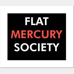 Flat Mercury Society (Light) Posters and Art